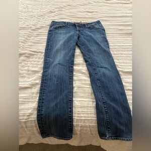 PAIGE Premium Denim Light Blue Jeans. Size 31. (Fits 35 inch waist though)